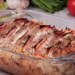 Свинина с картофелем под сырной корочкой